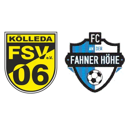(1F) FSV 06 Kölleda <span class="nowrap bold mx-1">0 : 0</span> SG FC An der Fahner Höhe