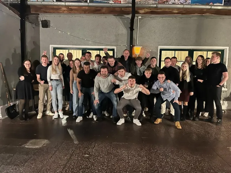 Weihnachtsfeier unserer ersten Männermannschaft