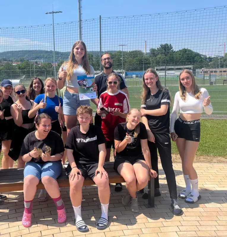 Mädels des Prof.-Hofmann-Gymnasiums geehrt