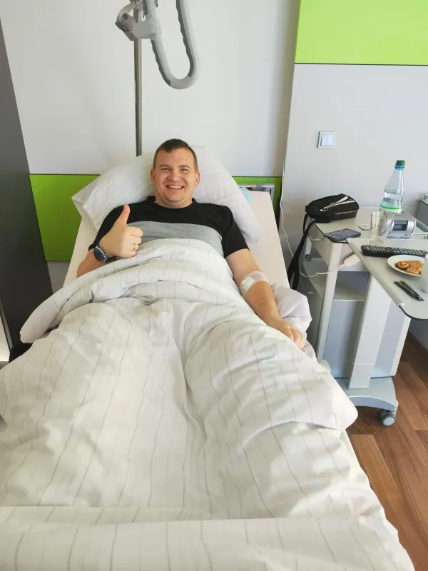 Attila Nótás auf dem Weg zurück ins Tor