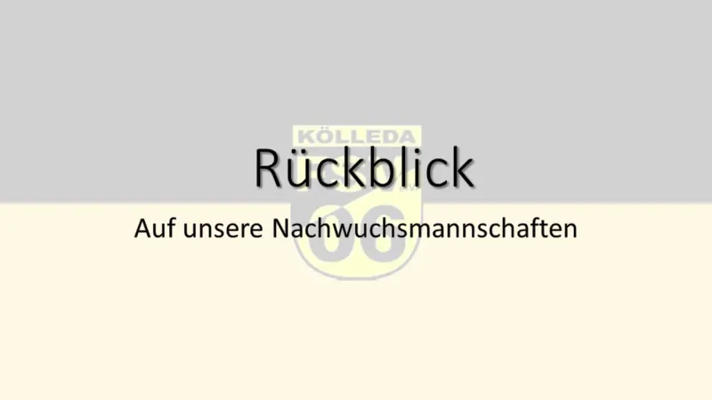 Mitgliederversammlung Übersicht Nachwuchs