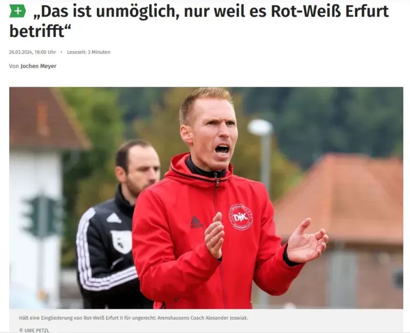 Artikel aus der TA zur Eingliederung von RWE II