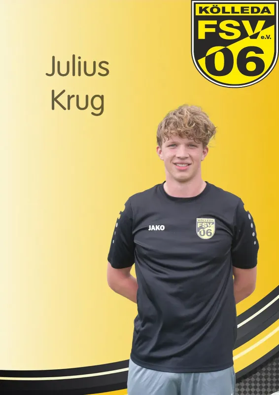 Julius Krug verstärkt unser Torwartteam