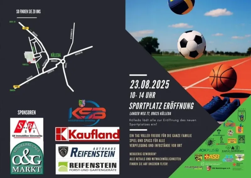 Feierliche Stadioneröffnung am Samstag ab 10 Uhr