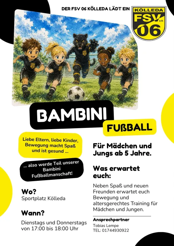 Die Saison der Bambinis startet am 18.08.2026