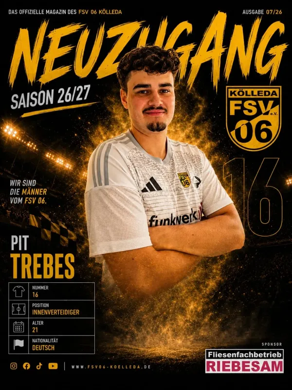 Ein paar Fragen an ....... den Neuzugang Pit Trebes