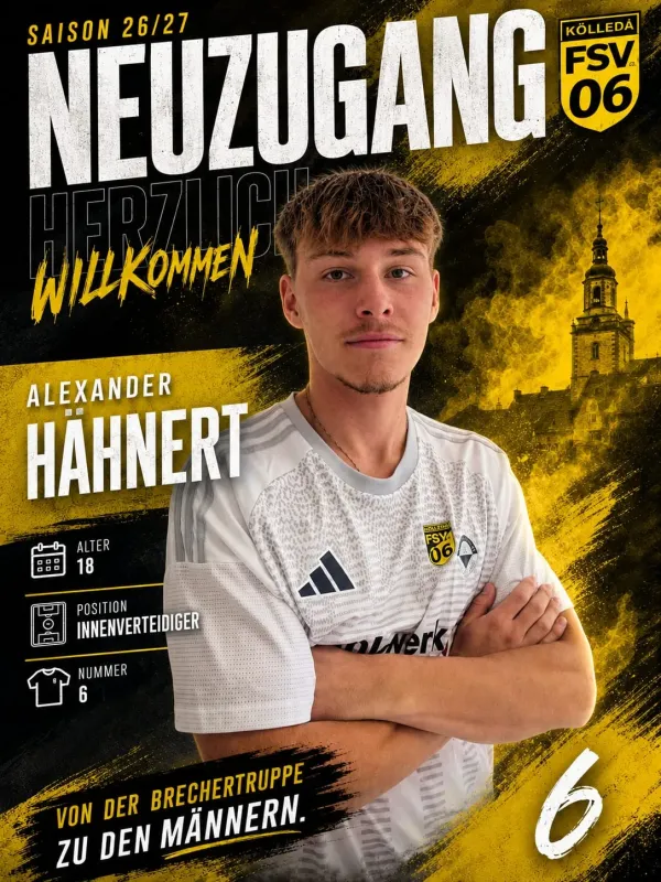 Ein paar Fragen an ....... den Neuzugang Alexander Hähnert