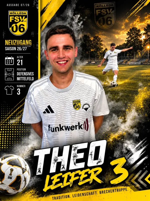 Ein paar Fragen an ....... den Neuzugang Theo Leifer