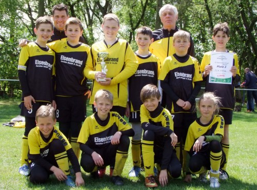 2. Platz beim E-Junioren-Cup 2016 in Vieselbach