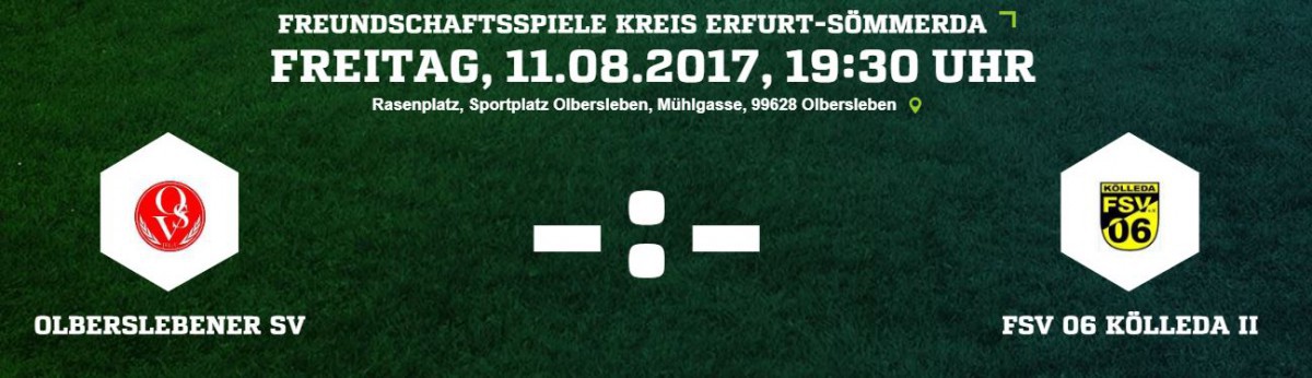 Testspiel in Olbersleben