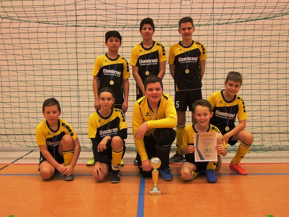Erster Platz beim Hallenturnier des FC Erfurt Nord