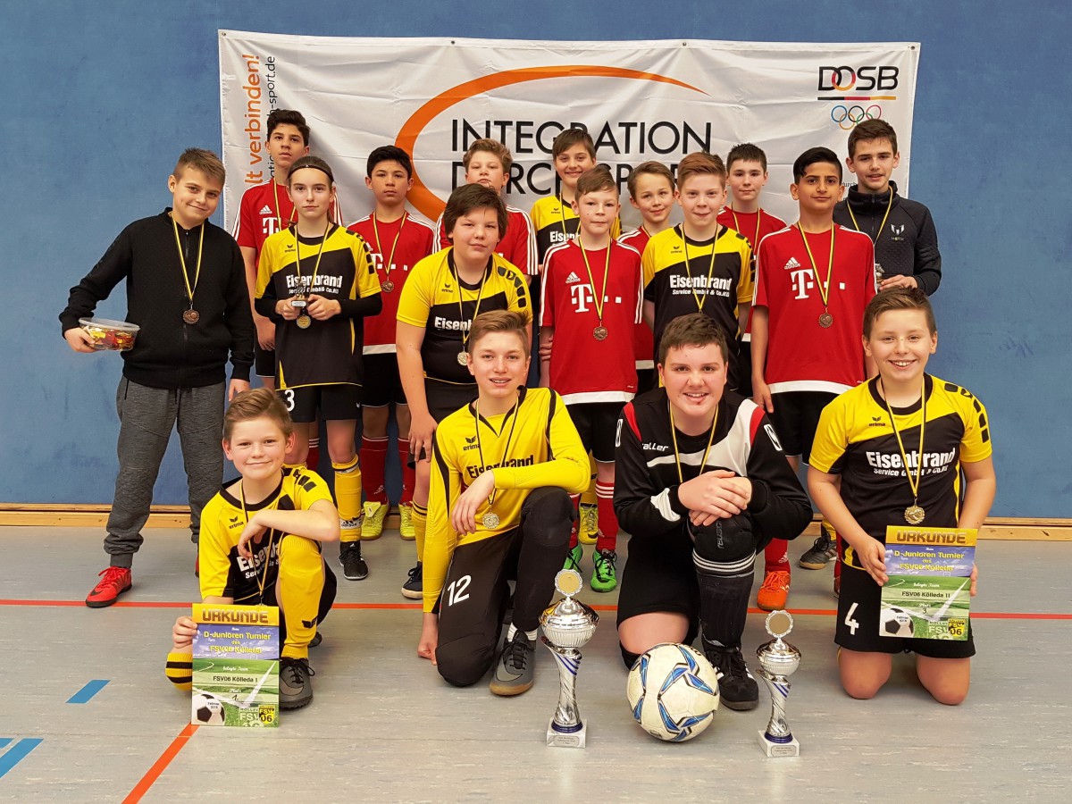 D-Junioren belegen ersten und dritten Platz