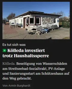 Im Streitseebad wird gewerkelt