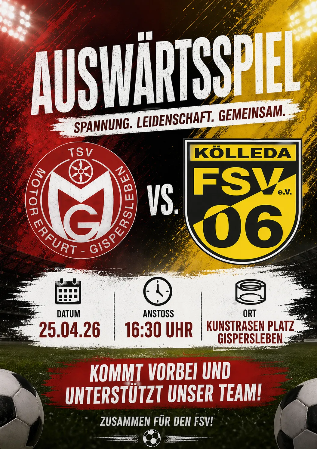 (1F) Motor Gispersleben vs. FSV 06 Kölleda