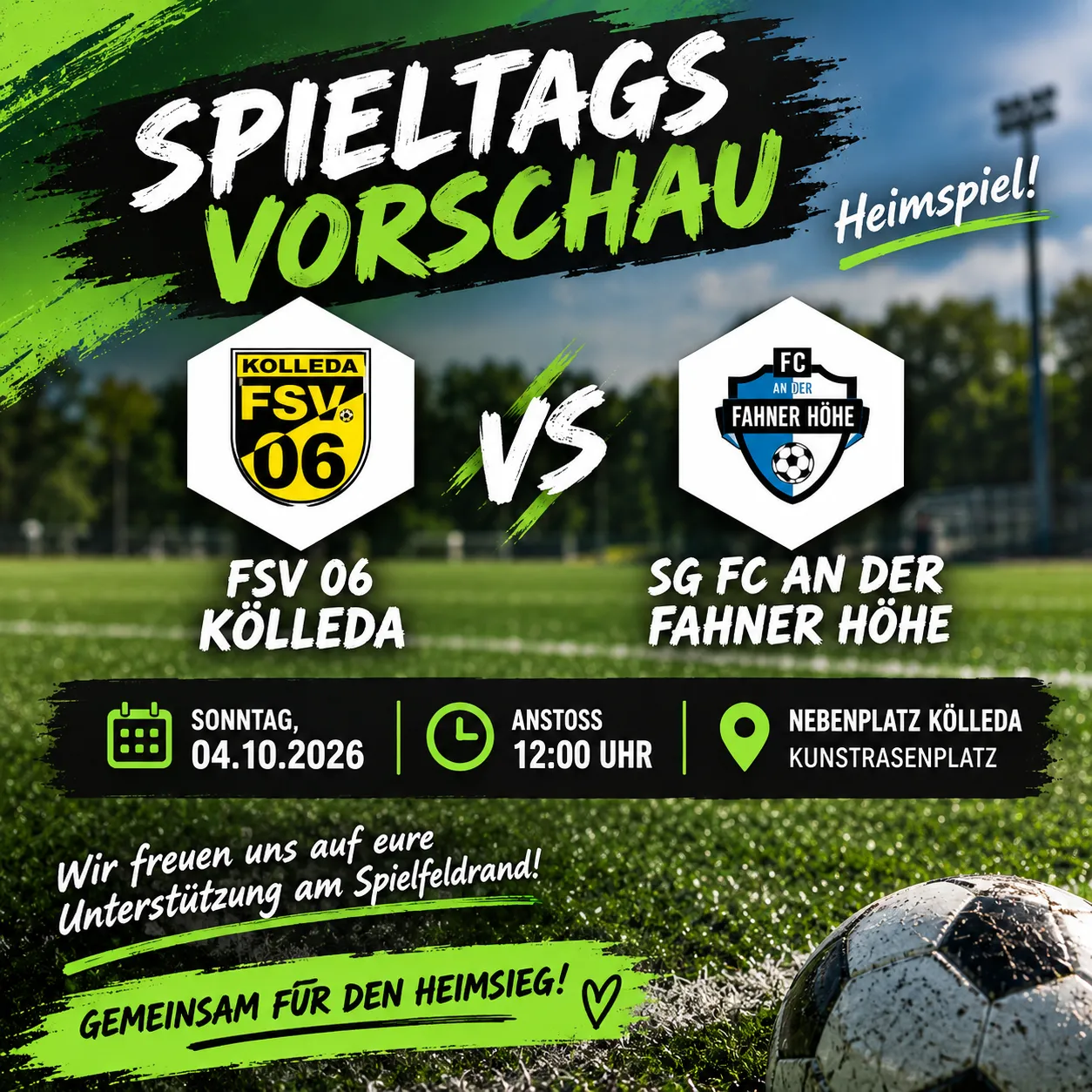 (1F) MATCHDAY! ⚽️🔥