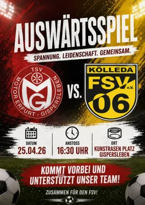 (1F) Motor Gispersleben vs. FSV 06 Kölleda